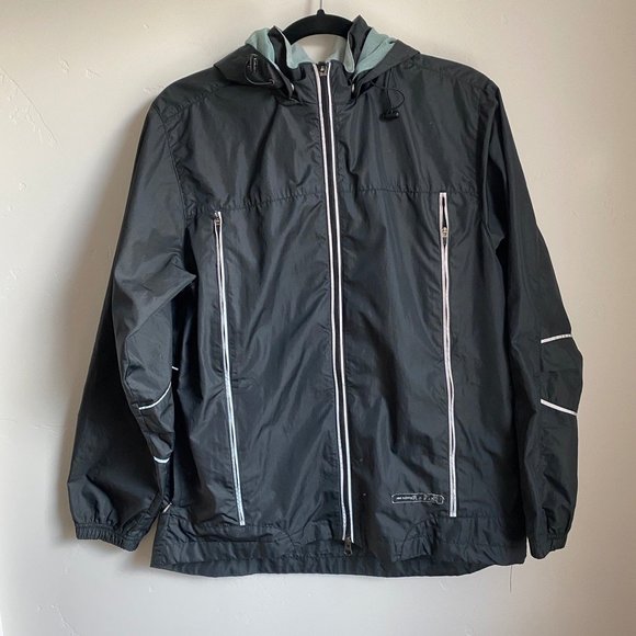 Nike Other - Nike Mens Black Running Jacket Full Zip Mesh Lined